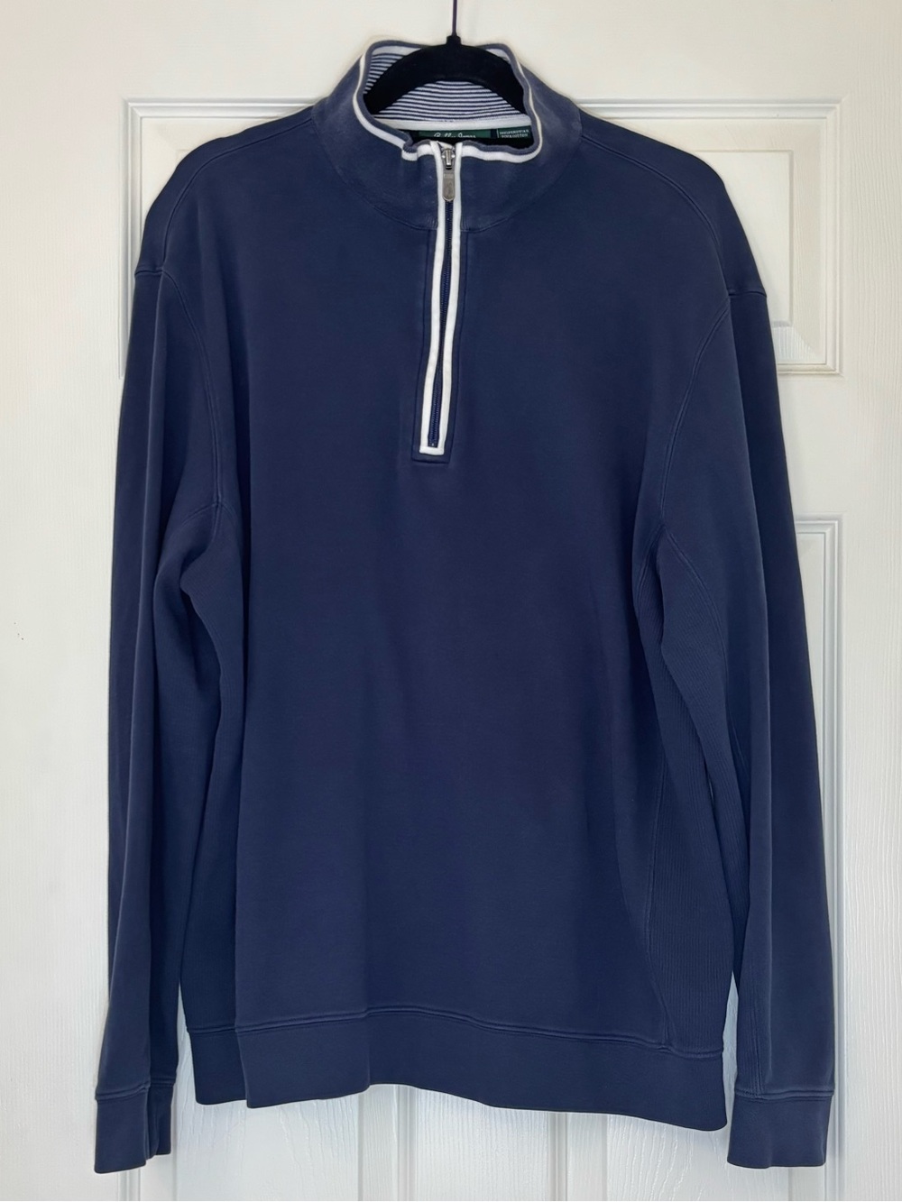 Bobby Jones 100% Peruvian Cotton Golf Quarter Zip Pullover Sweater